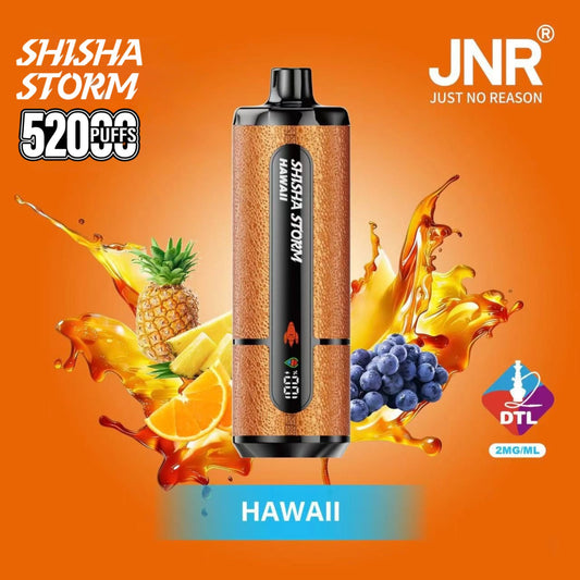 JNR Shisha Storm 52000 Puffs Disposable Vape 2% DTL in UAE