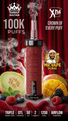 Xtra Sultan Shisha 100,000 Puffs Vape  Mr Vape Dubai