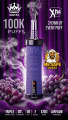 Xtra Sultan Shisha 100,000 Puffs Vape  Mr Vape Dubai
