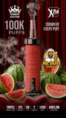 Xtra Sultan Shisha 100,000 Puffs Vape  Mr Vape Dubai