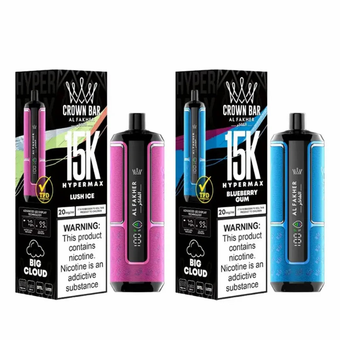 Al Fakher Crown Bar 15000 Dubai | Hypermax DTL Vape UAE