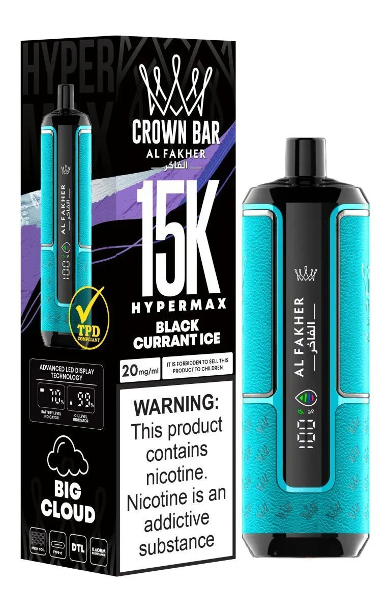 Al Fakher Crown Bar 15000 Dubai | Hypermax DTL Vape UAE