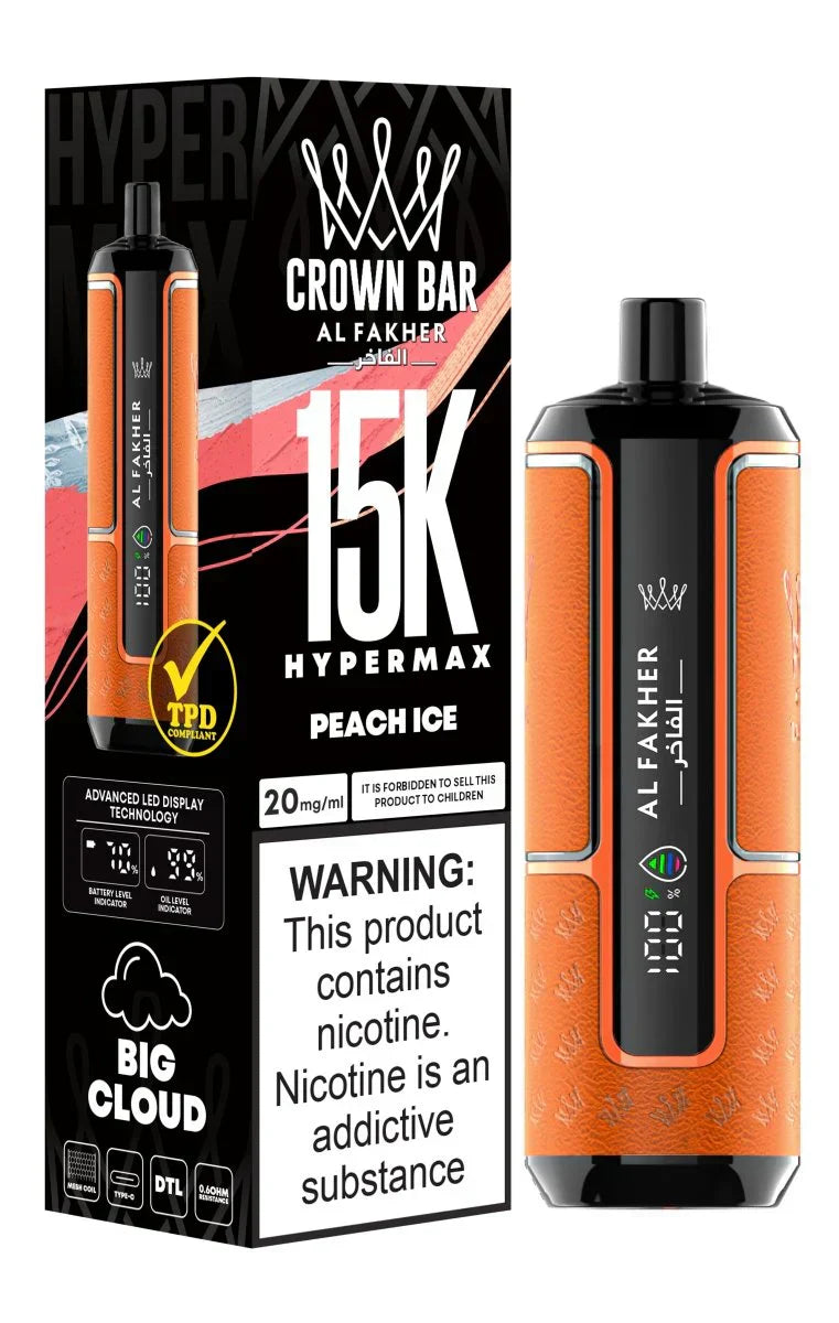 Al Fakher Crown Bar 15000 Dubai | Hypermax DTL Vape UAE