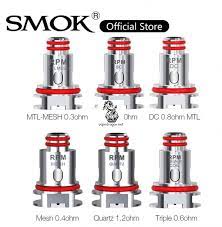 SMOK RPM Coils Dubai | Buy 0.4 Mesh Replacement Coils UAE