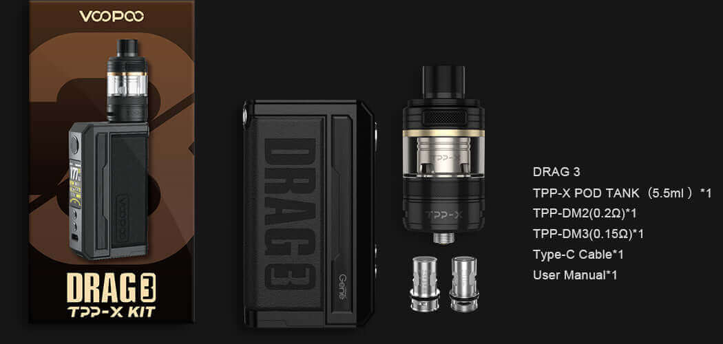 VOOPOO Drag 3 TPP-X Dubai | Buy 177W Performance Mod UAE