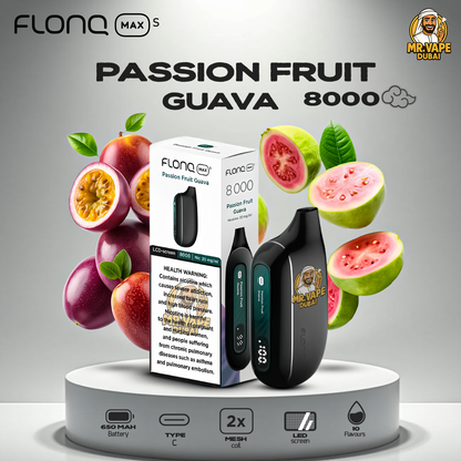 FLONQ MAX S RECHARGEABLE DISPOSABLE VAPES (8,000PUFFS) IN UAE