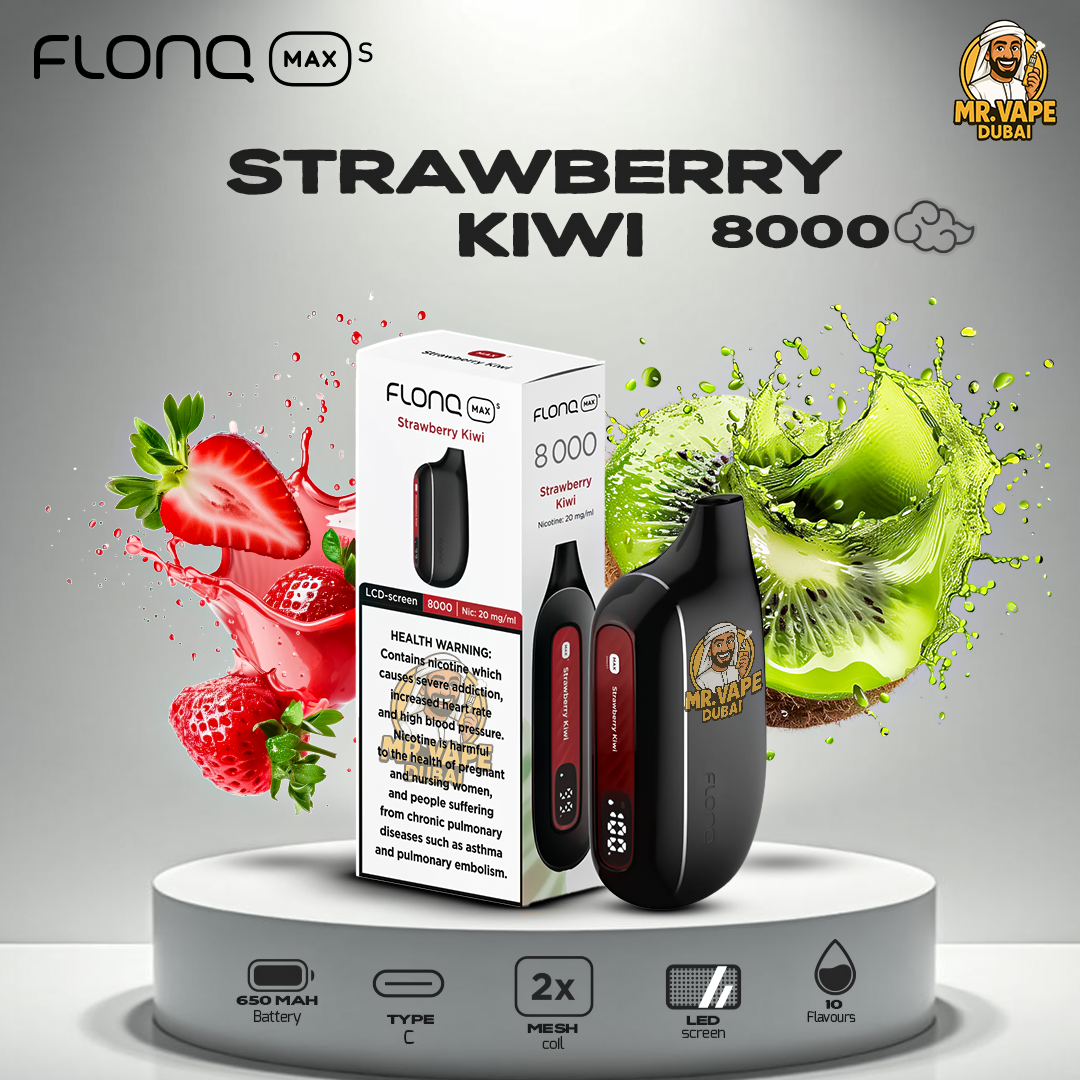 FLONQ MAX S RECHARGEABLE DISPOSABLE VAPES (8,000PUFFS) IN UAE