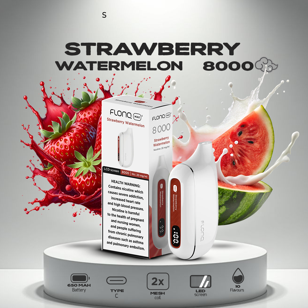FLONQ MAX S RECHARGEABLE DISPOSABLE VAPES (8,000PUFFS) IN UAE
