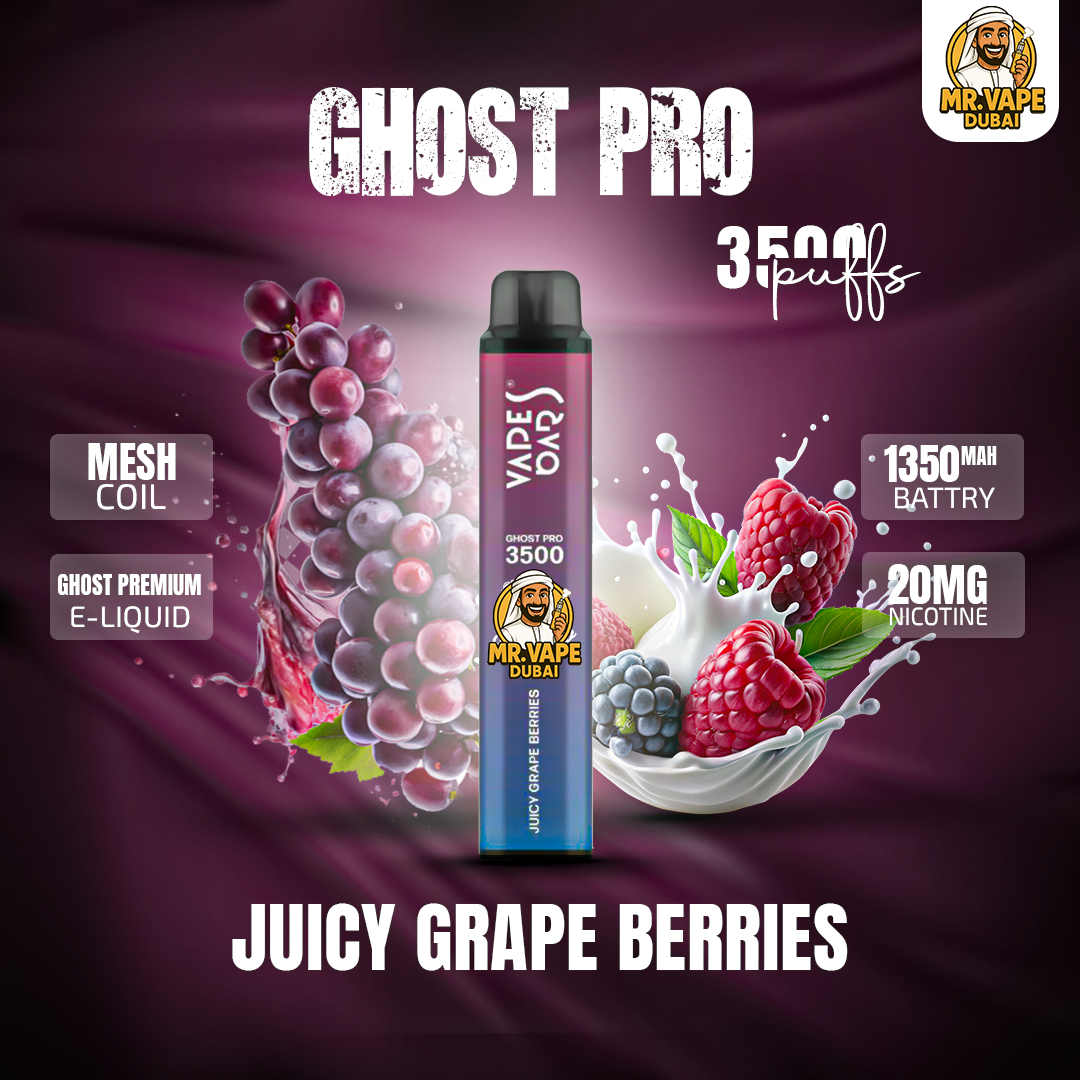 Vapes Bar Ghost Pro 3500 Dubai | Buy 3500 Puffs Disposable UAE
