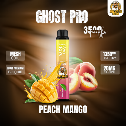 Vapes Bar Ghost Pro 3500 Dubai | Buy 3500 Puffs Disposable UAE