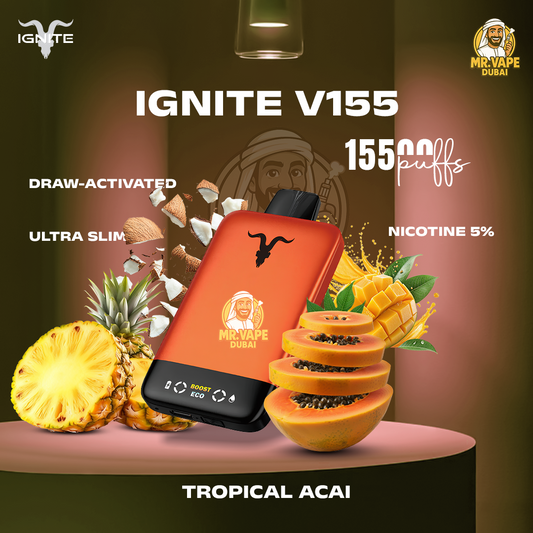 IGNITE V155 ULTRA SLIM DISPOSABLE VAPE in UAE