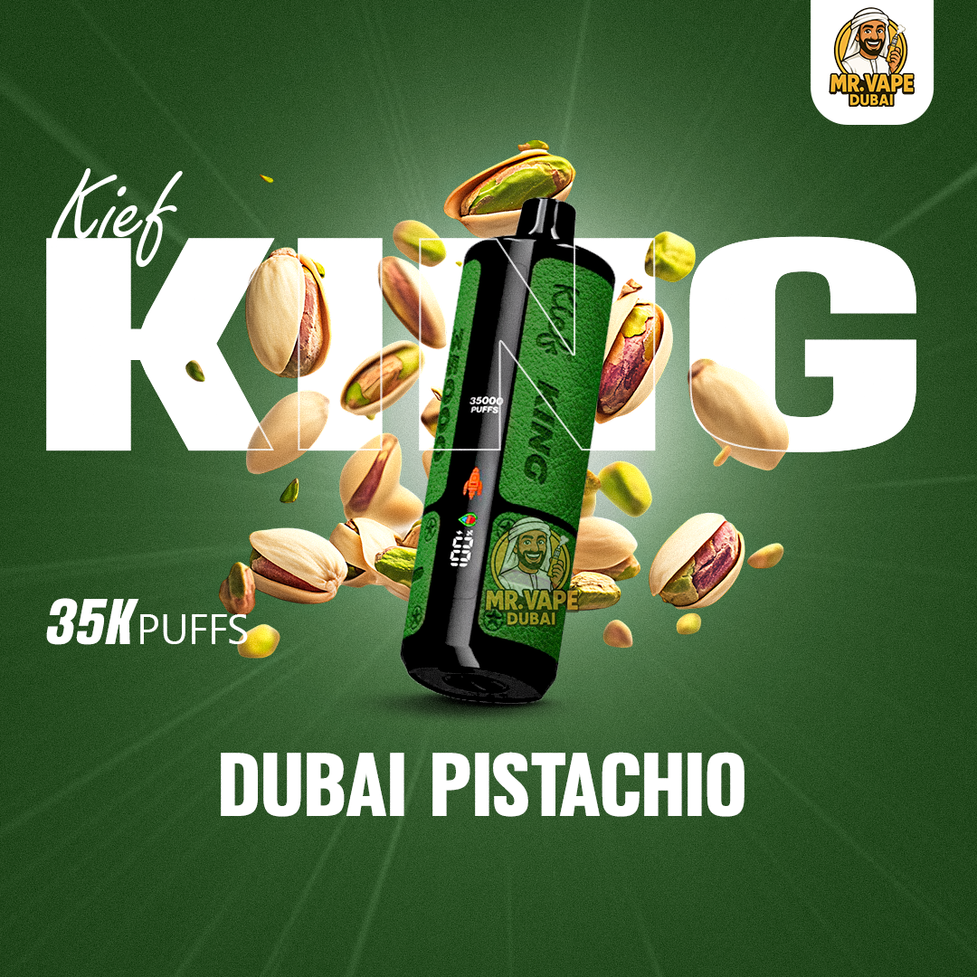 Kief King 35000 Puffs Disposable Vape 3mg In Dubai
