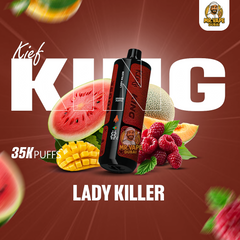 Kief King 35000 Puffs Disposable Vape 3mg In Dubai