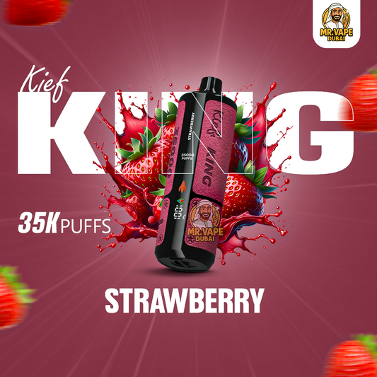 Kief King 35000 Puffs Disposable Vape 3mg In Dubai