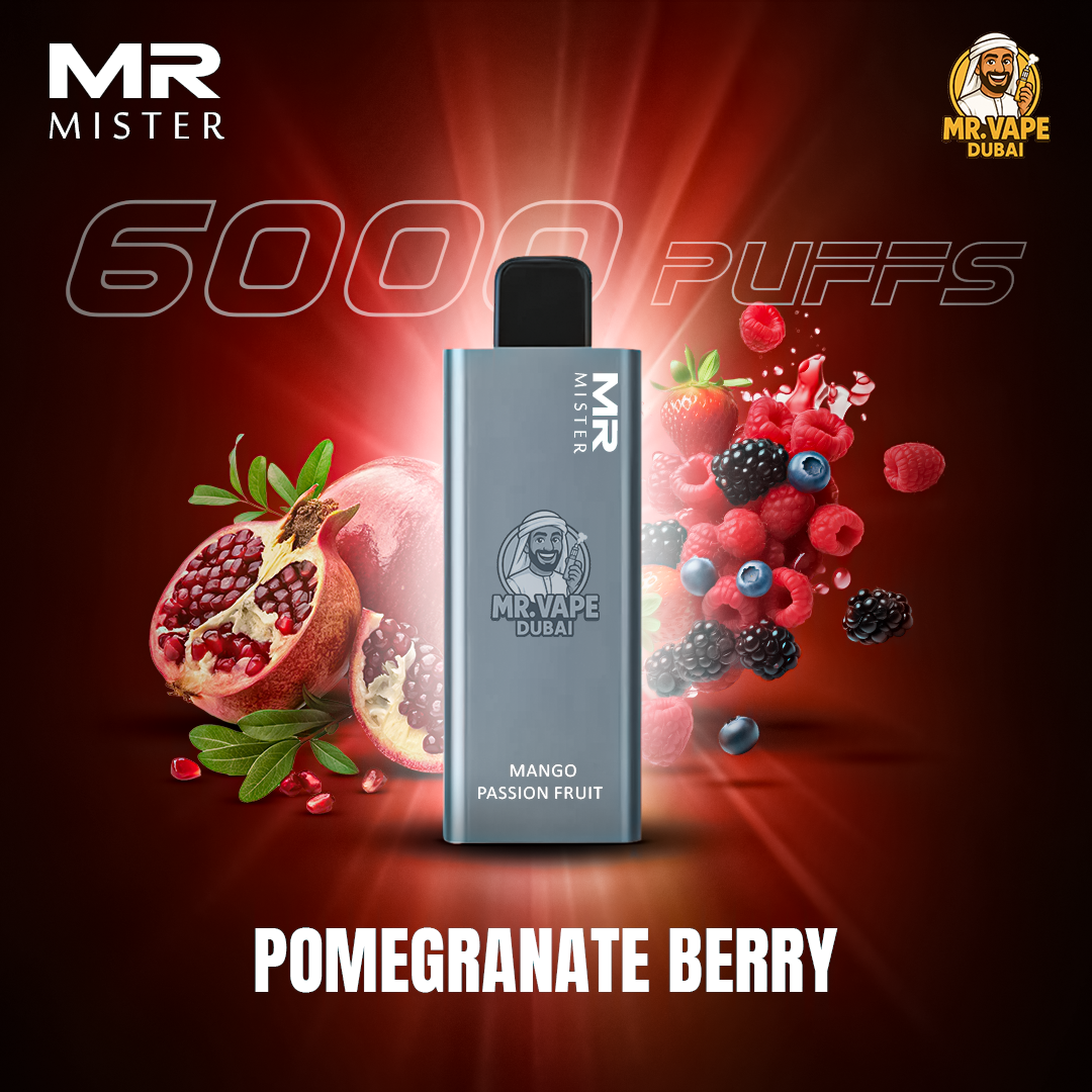 Mr Mister 6000 Puffs Dubai | Buy Rechargeable Disposable UAE