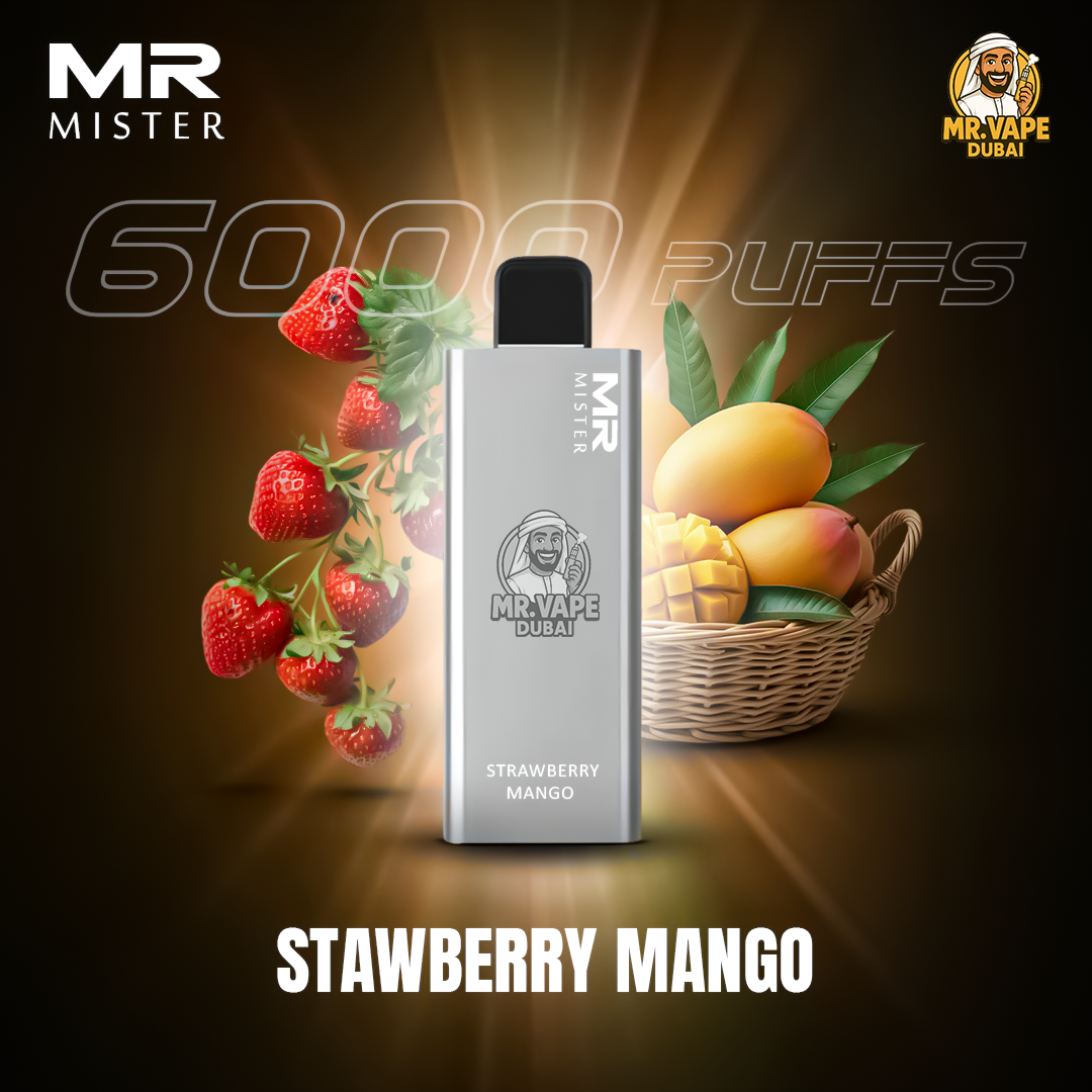 Mr Mister 6000 Puffs Dubai | Buy Rechargeable Disposable UAE
