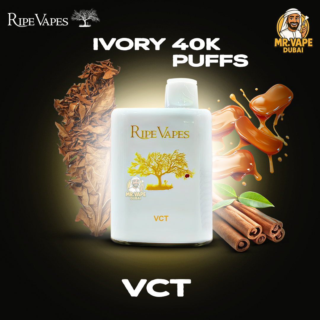 Ripe Vapes Ivory 40,000 Dubai | Buy VCT Disposable Vape UAE