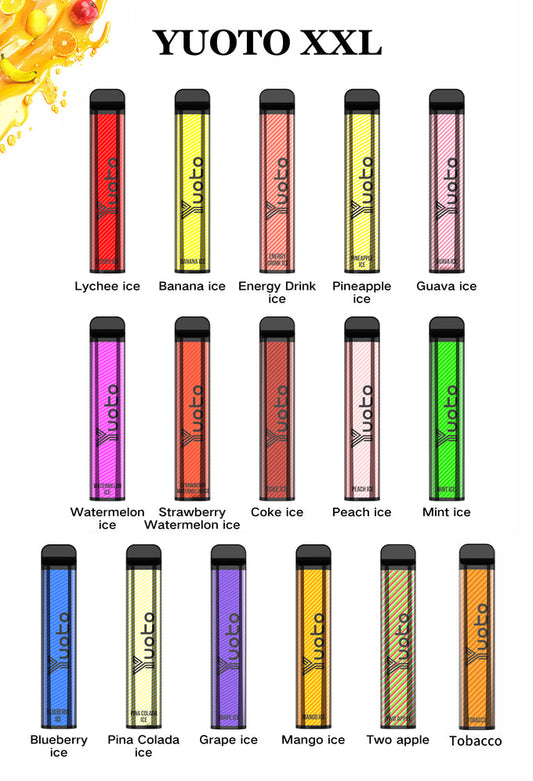Yuoto XXL 2500 Puffs Dubai | Buy 5% Nic Salt Vape UAE
