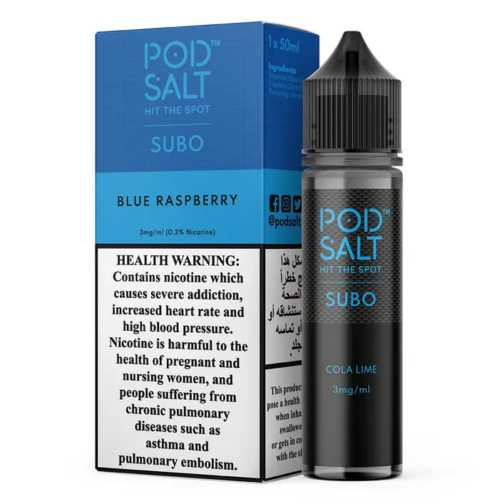 Pod Salt Subo 50ml Dubai | Buy 3mg Sub-Ohm E-Liquid UAE