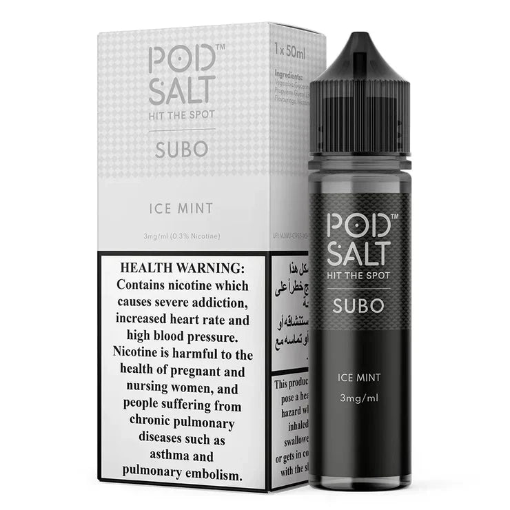 Pod Salt Subo 50ml Dubai | Buy 3mg Sub-Ohm E-Liquid UAE