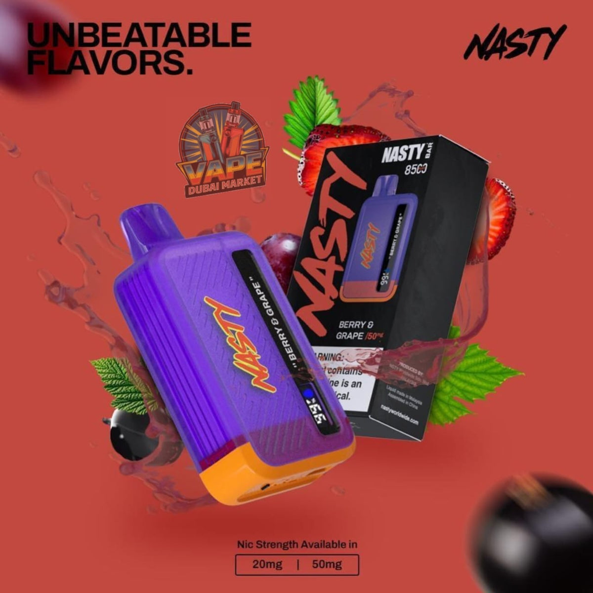 Nasty Bar XL 8500 Puffs Dubai | Buy Smart Disposable UAE
