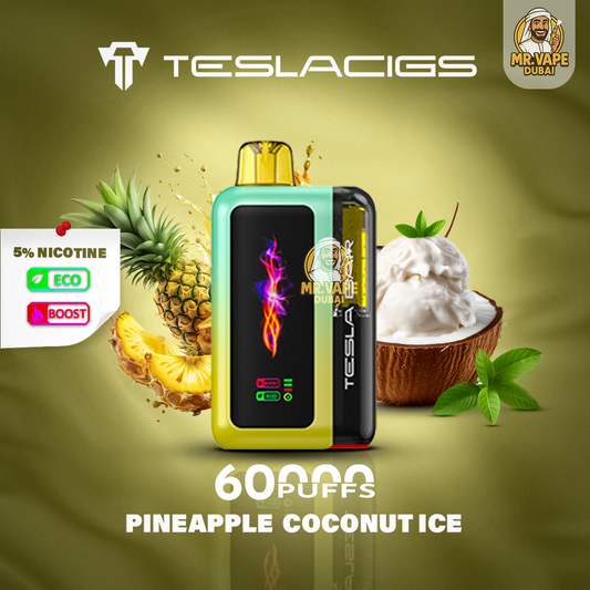Teslacigs Tesla Bar 60,000 Dubai | Buy 60k Puffs Vape UAE