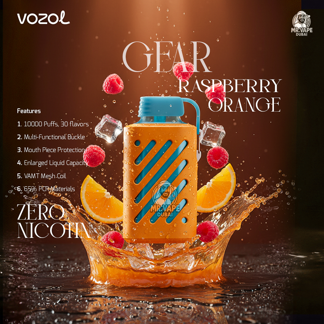 Vozol Gear 10000 Puffs Disposable Vape Zero Nicotine in Dubai